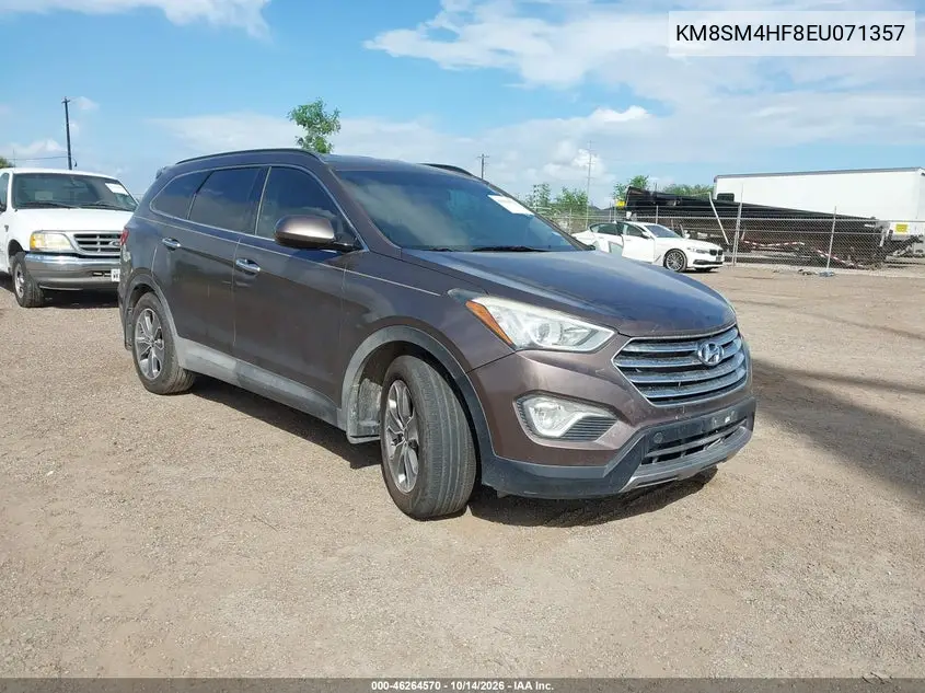 HYUNDAI SANTA FE 2014, VIN KM8SM4HF8EU071357