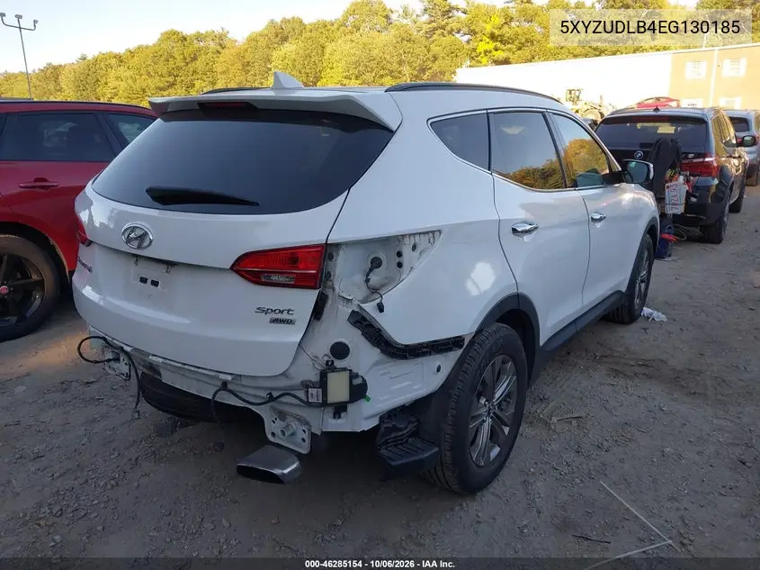 2014 HYUNDAI SANTA FE VIN 5XYZUDLB4EG130185 — фото 4