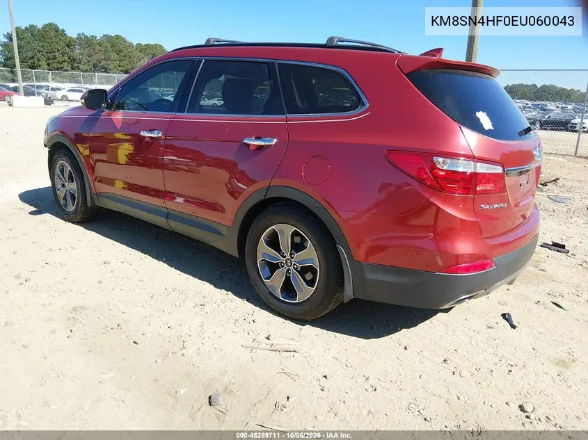 2014 HYUNDAI SANTA FE VIN KM8SN4HF0EU060043 — фото 3