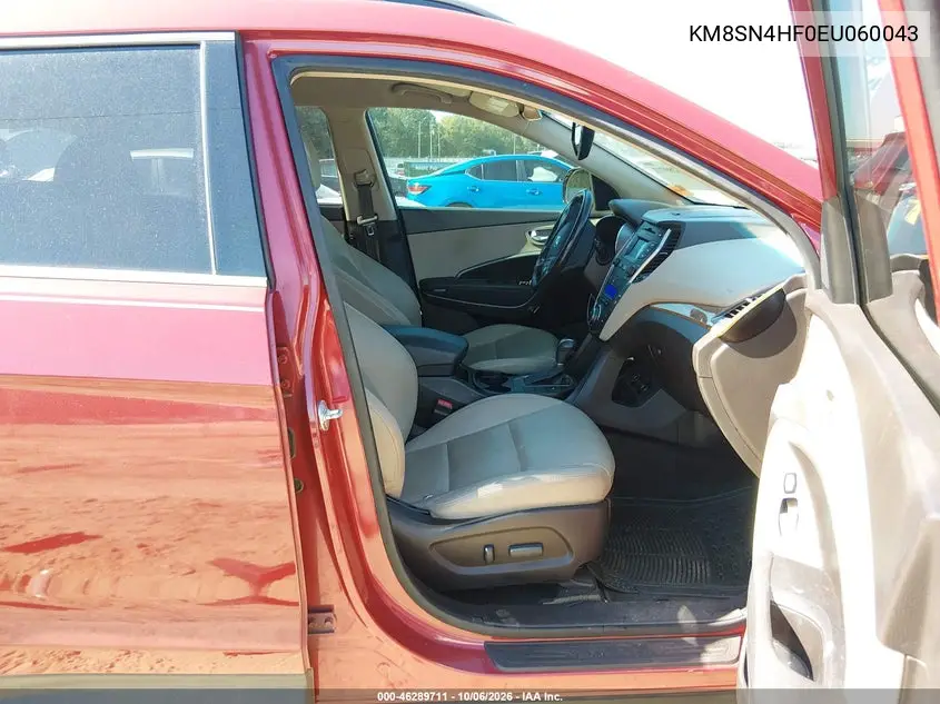 2014 HYUNDAI SANTA FE VIN KM8SN4HF0EU060043 — фото 5