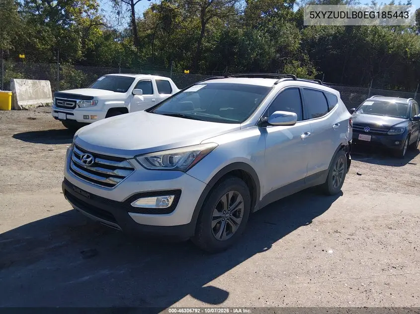 2014 HYUNDAI SANTA FE VIN 5XYZUDLB0EG185443 — фото 2