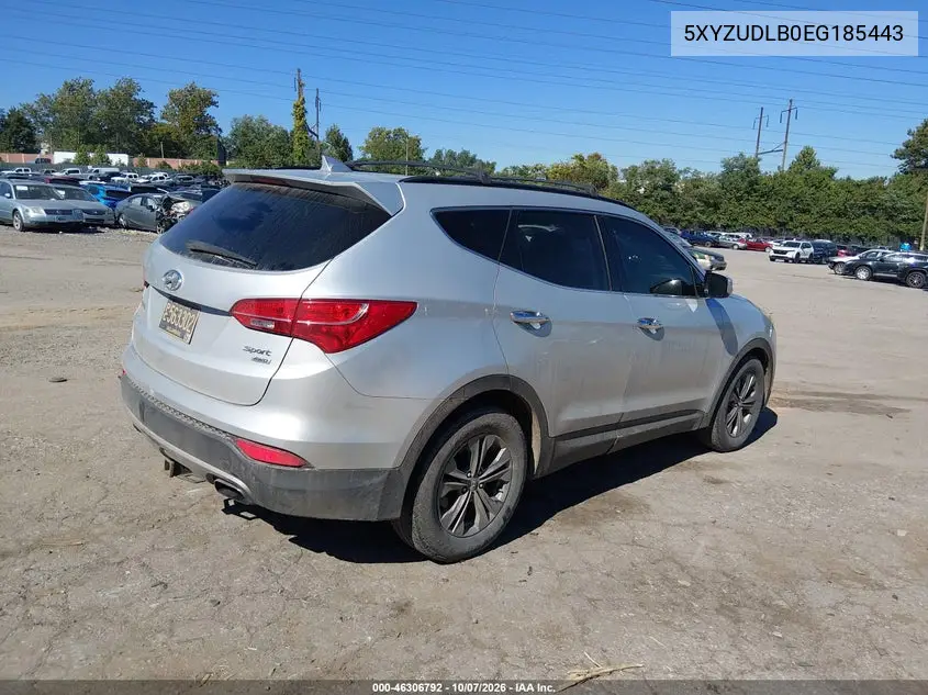 2014 HYUNDAI SANTA FE VIN 5XYZUDLB0EG185443 — фото 4