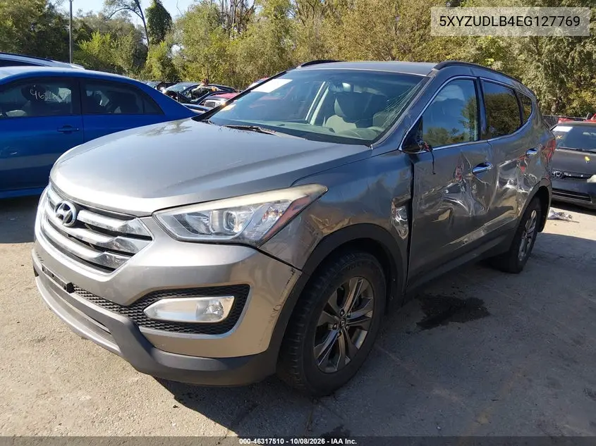 2014 HYUNDAI SANTA FE VIN 5XYZUDLB4EG127769 — фото 2