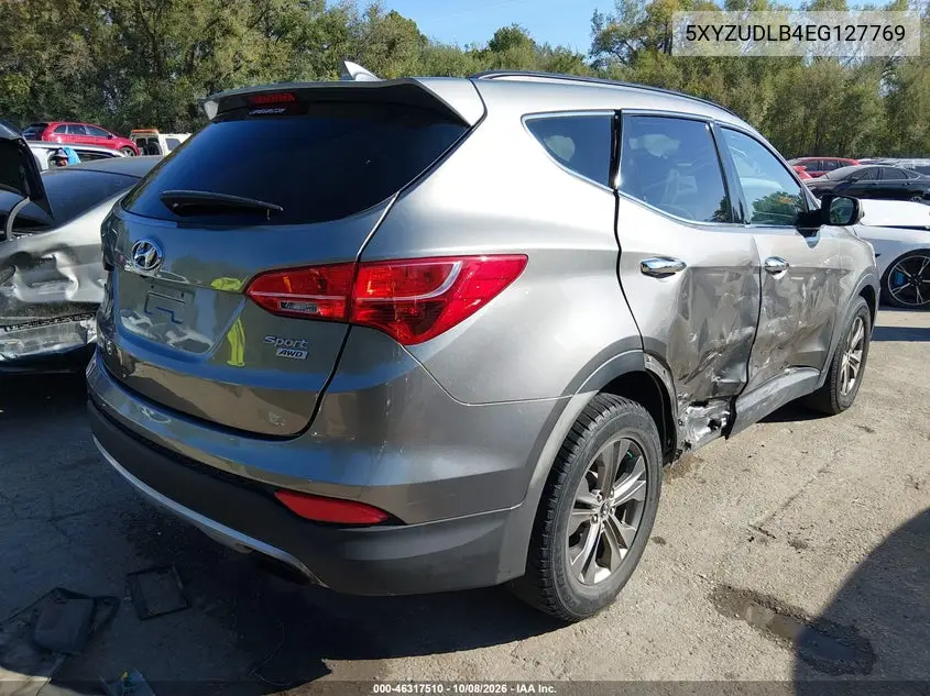 2014 HYUNDAI SANTA FE VIN 5XYZUDLB4EG127769 — фото 4