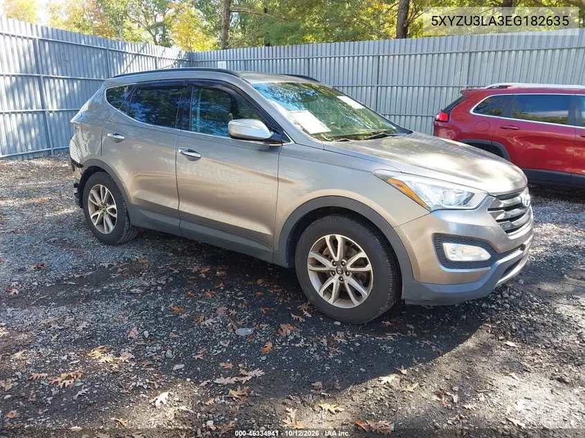 HYUNDAI SANTA FE 2014, VIN 5XYZU3LA3EG182635