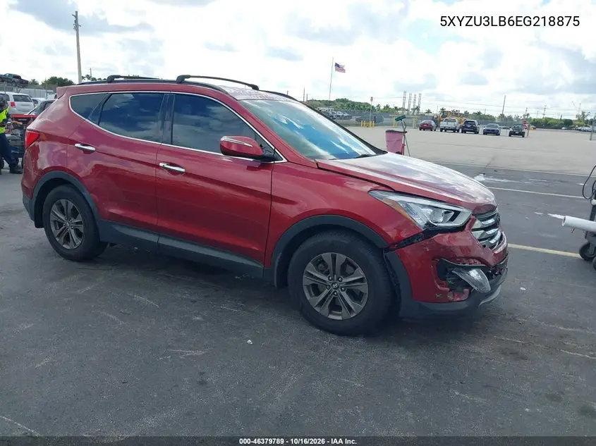 HYUNDAI SANTA FE 2014, VIN 5XYZU3LB6EG218875