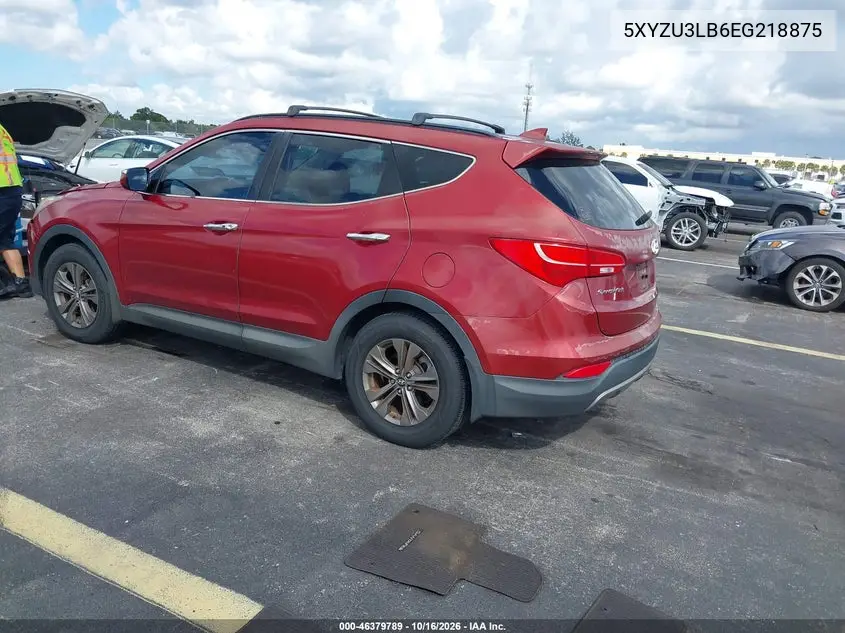 2014 HYUNDAI SANTA FE VIN 5XYZU3LB6EG218875 — фото 3