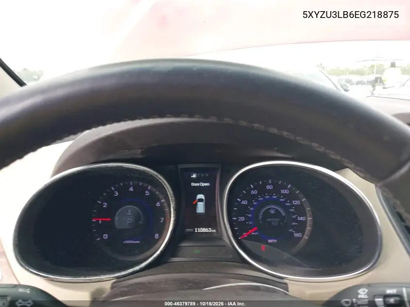 2014 HYUNDAI SANTA FE VIN 5XYZU3LB6EG218875 — фото 7