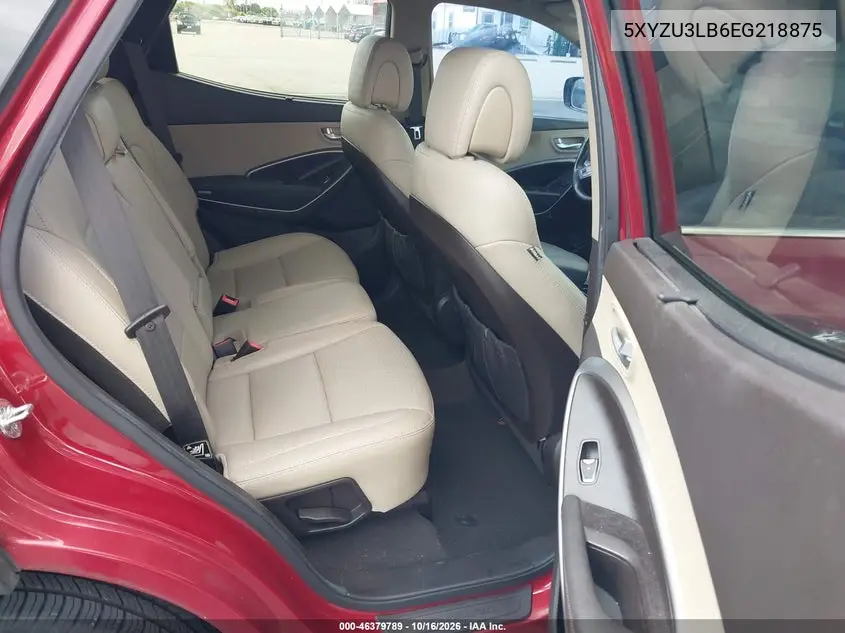 2014 HYUNDAI SANTA FE VIN 5XYZU3LB6EG218875 — фото 8