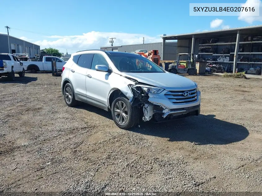 HYUNDAI SANTA FE 2014, VIN 5XYZU3LB4EG207616