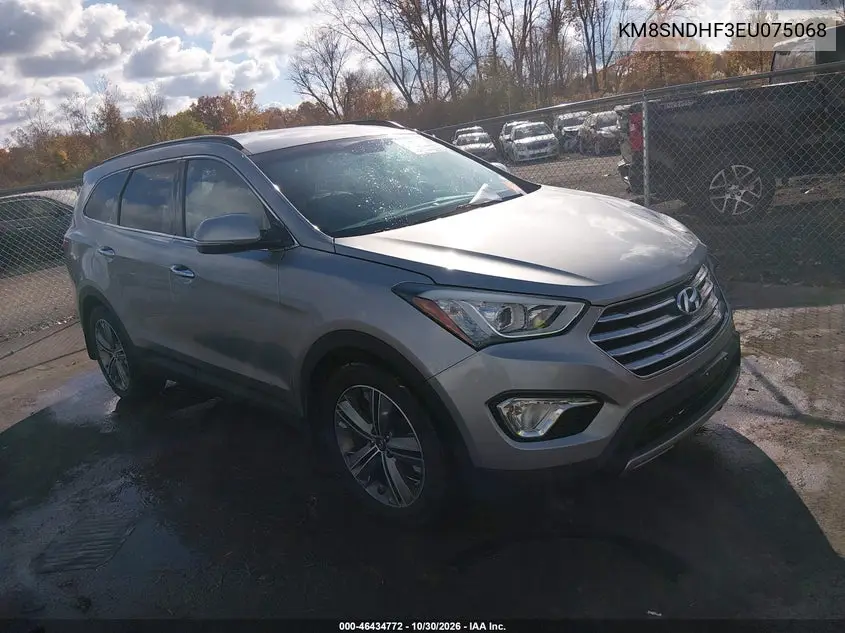 HYUNDAI SANTA FE 2014, VIN KM8SNDHF3EU075068
