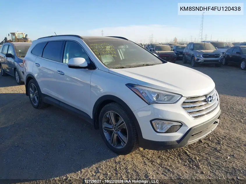 HYUNDAI SANTA FE 2015, VIN KM8SNDHF4FU120438
