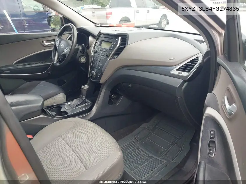 2015 HYUNDAI SANTA FE VIN 5XYZT3LB4FG274835 — фото 5