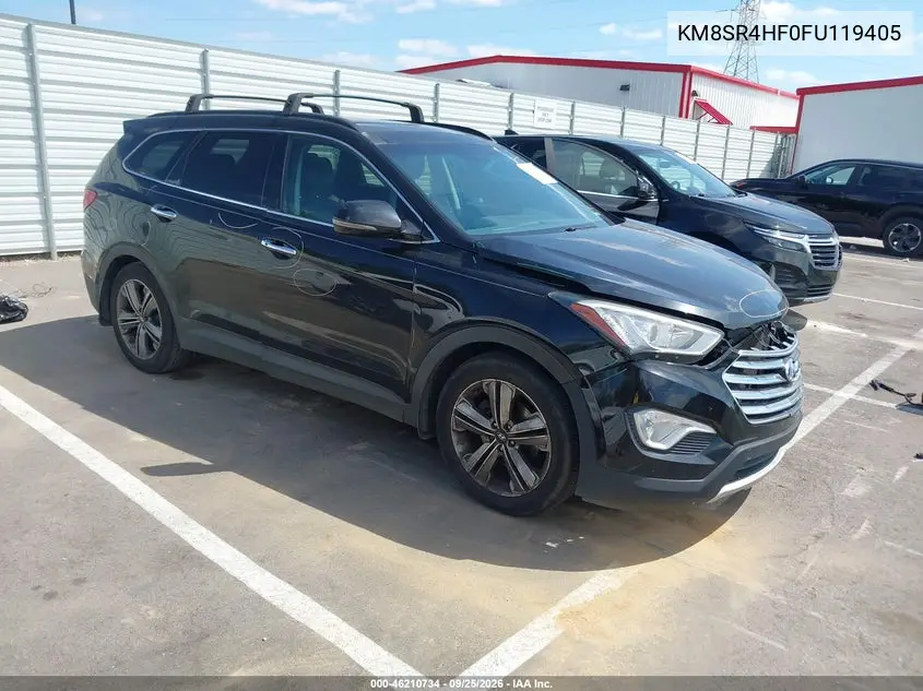 HYUNDAI SANTA FE 2015, VIN KM8SR4HF0FU119405