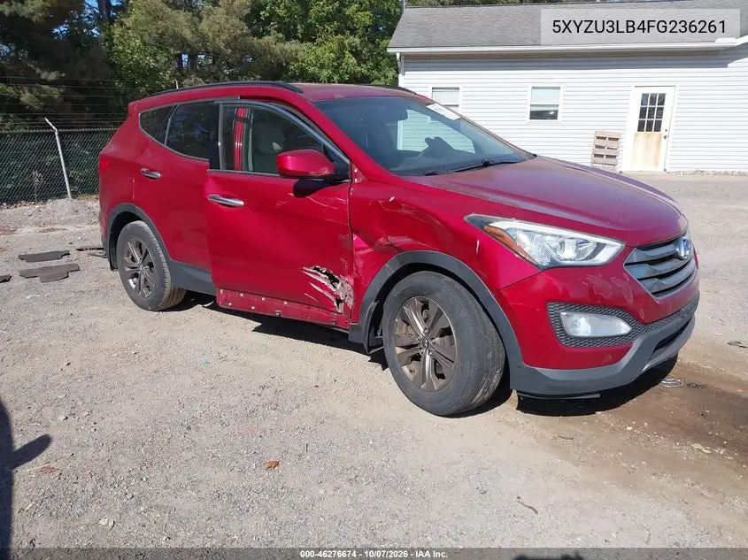 HYUNDAI SANTA FE 2015, VIN 5XYZU3LB4FG236261