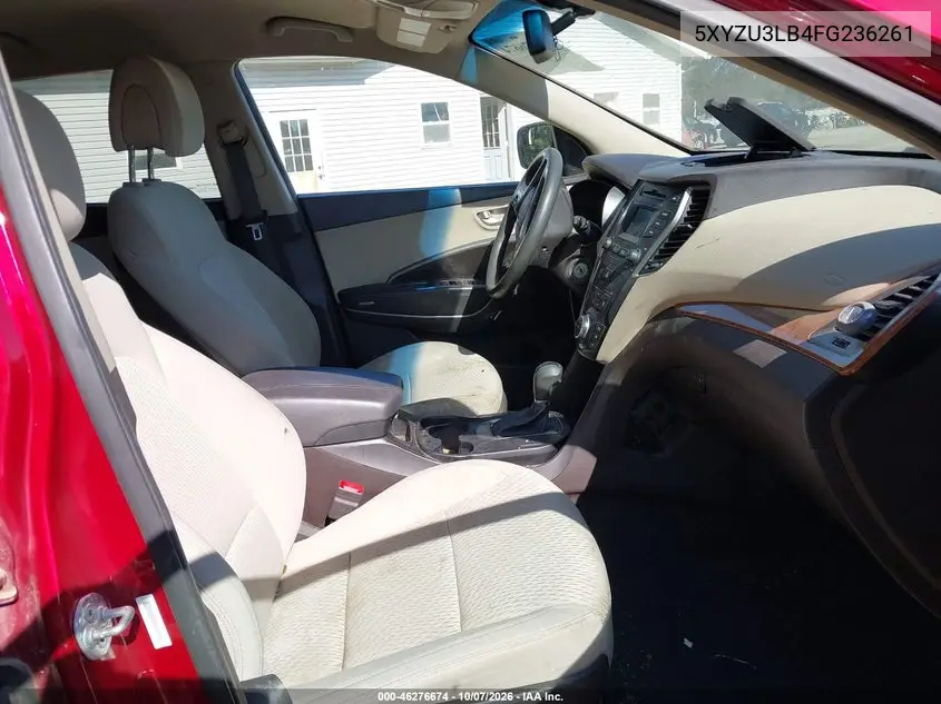 2015 HYUNDAI SANTA FE VIN 5XYZU3LB4FG236261 — фото 5