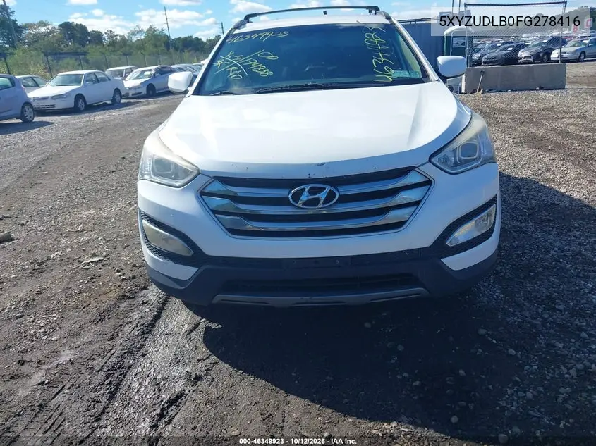 2015 HYUNDAI SANTA FE VIN 5XYZUDLB0FG278416 — фото 6