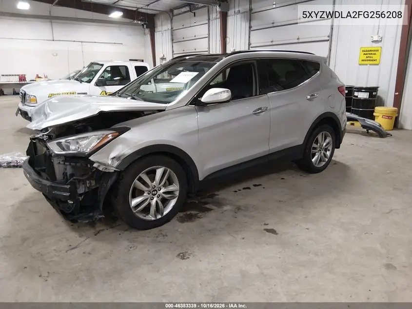 2015 HYUNDAI SANTA FE VIN 5XYZWDLA2FG256208 — фото 2