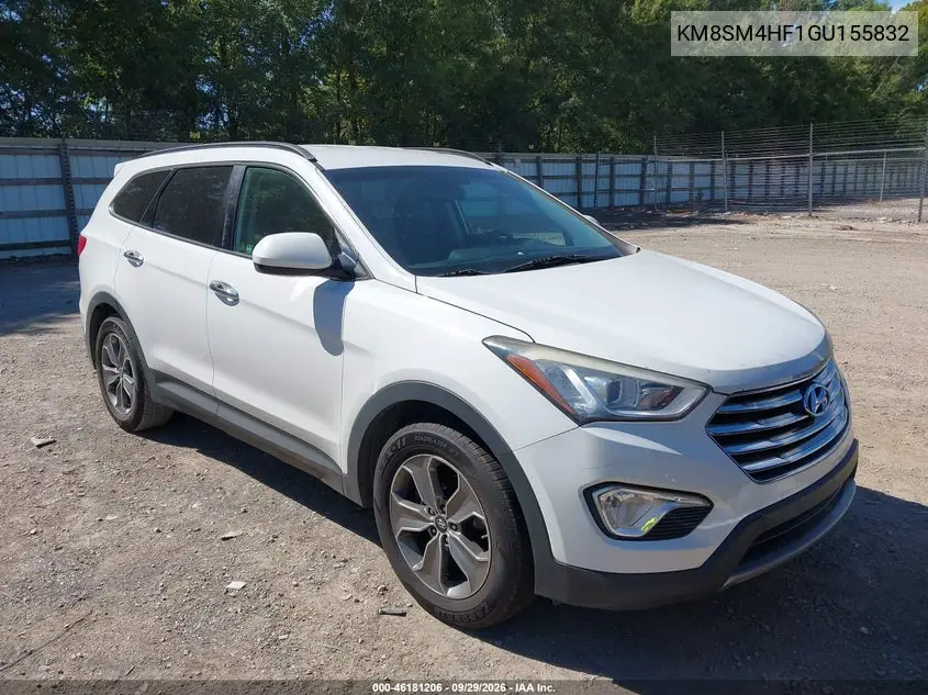 HYUNDAI SANTA FE 2016, VIN KM8SM4HF1GU155832