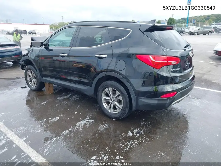 2016 HYUNDAI SANTA FE VIN 5XYZU3LB1GG330549 — фото 3