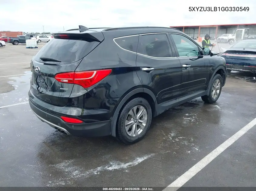 2016 HYUNDAI SANTA FE VIN 5XYZU3LB1GG330549 — фото 4