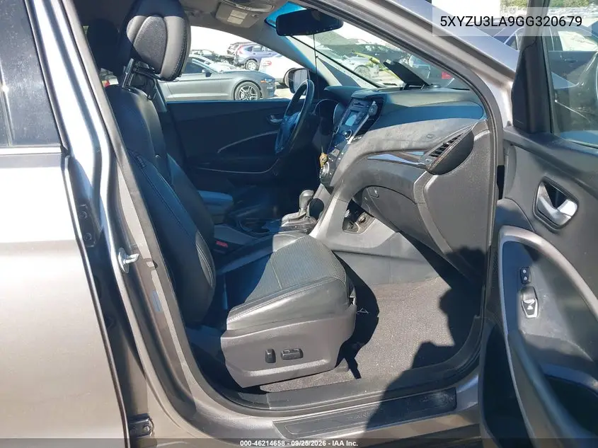2016 HYUNDAI SANTA FE VIN 5XYZU3LA9GG320679 — фото 5