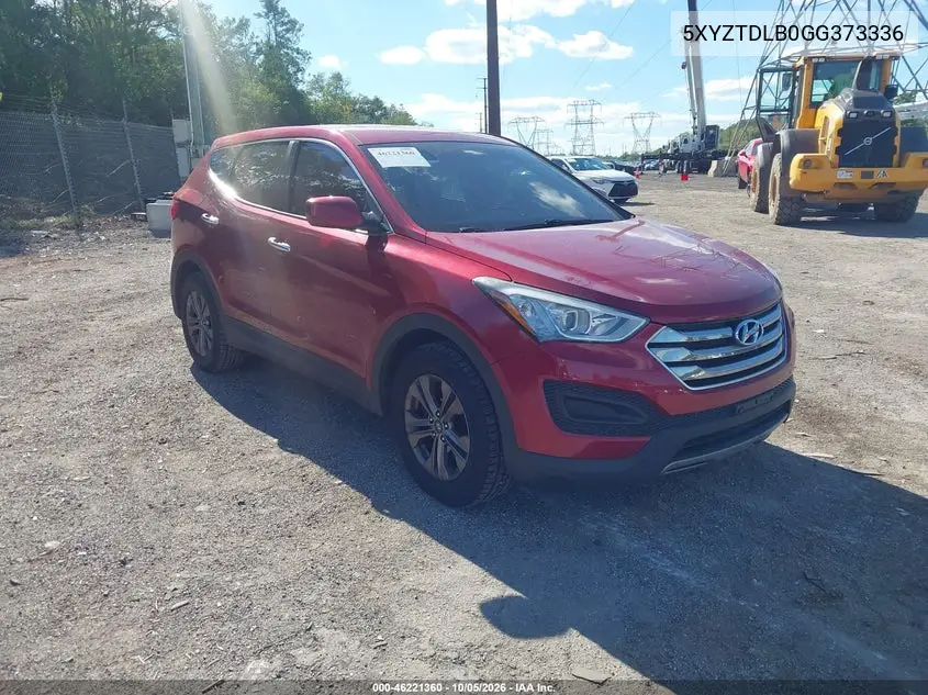 HYUNDAI SANTA FE 2016, VIN 5XYZTDLB0GG373336