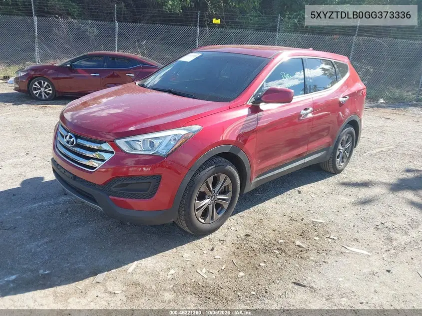 2016 HYUNDAI SANTA FE VIN 5XYZTDLB0GG373336 — фото 2