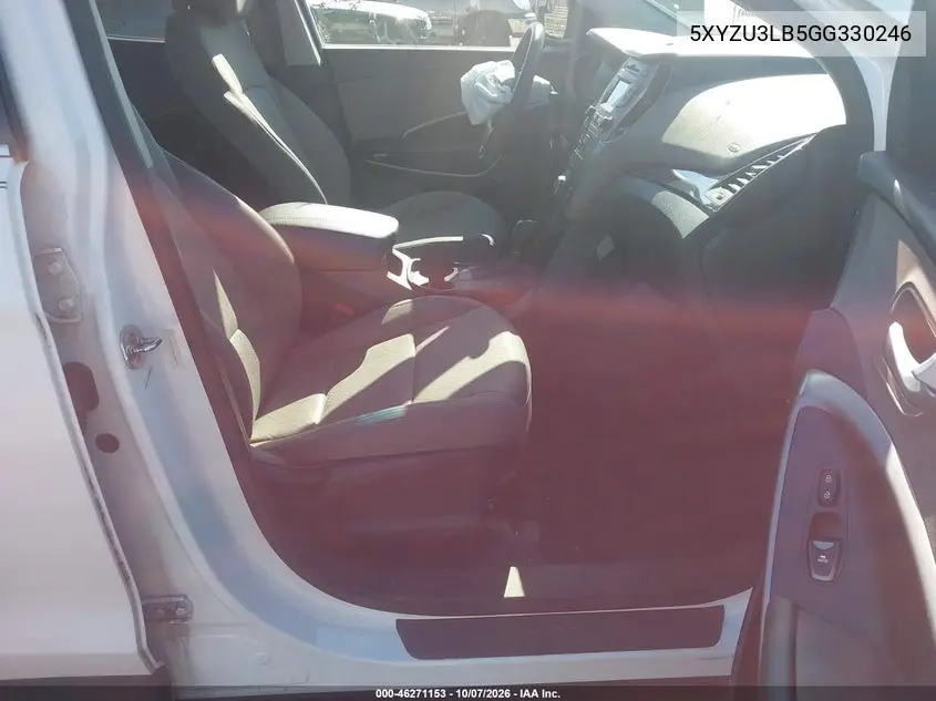 2016 HYUNDAI SANTA FE VIN 5XYZU3LB5GG330246 — фото 5