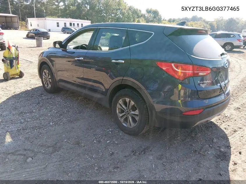 2016 HYUNDAI SANTA FE VIN 5XYZT3LB6GG377465 — фото 3