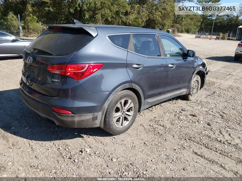 2016 HYUNDAI SANTA FE VIN 5XYZT3LB6GG377465 — фото 4