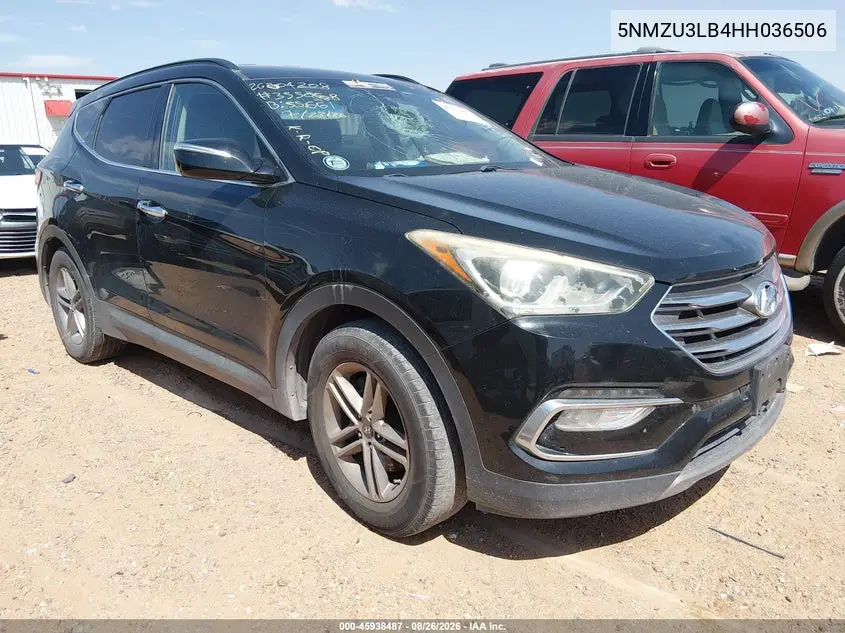 HYUNDAI SANTA FE 2017, VIN 5NMZU3LB4HH036506
