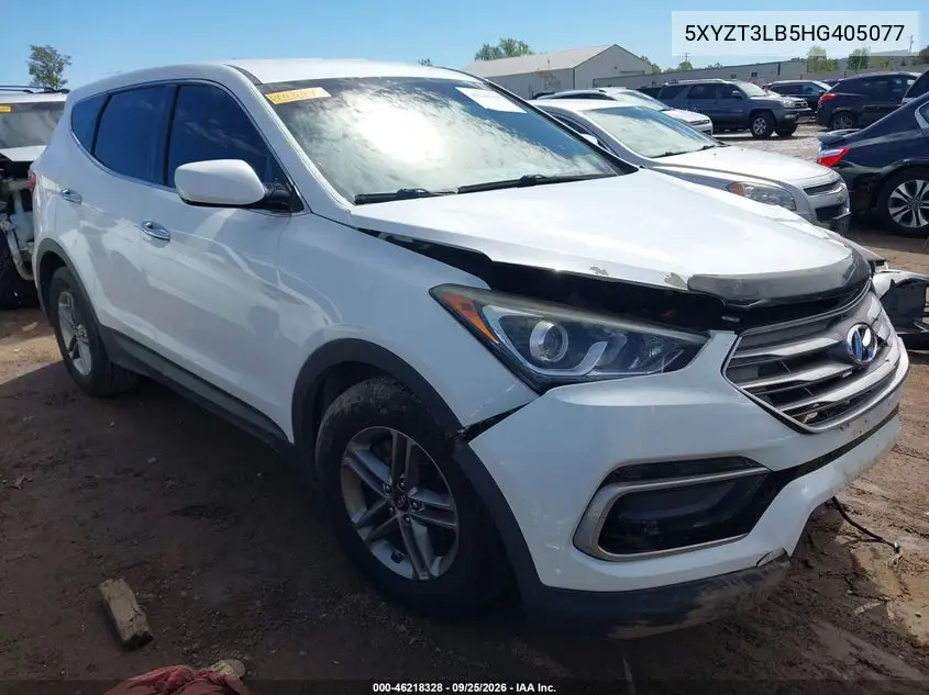 HYUNDAI SANTA FE 2017, VIN 5XYZT3LB5HG405077