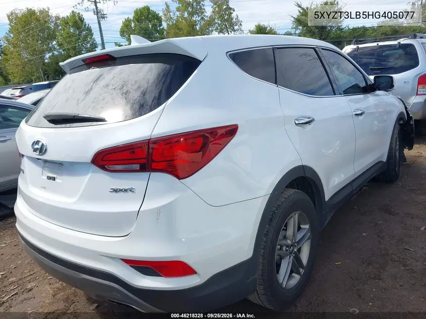 2017 HYUNDAI SANTA FE VIN 5XYZT3LB5HG405077 — фото 4