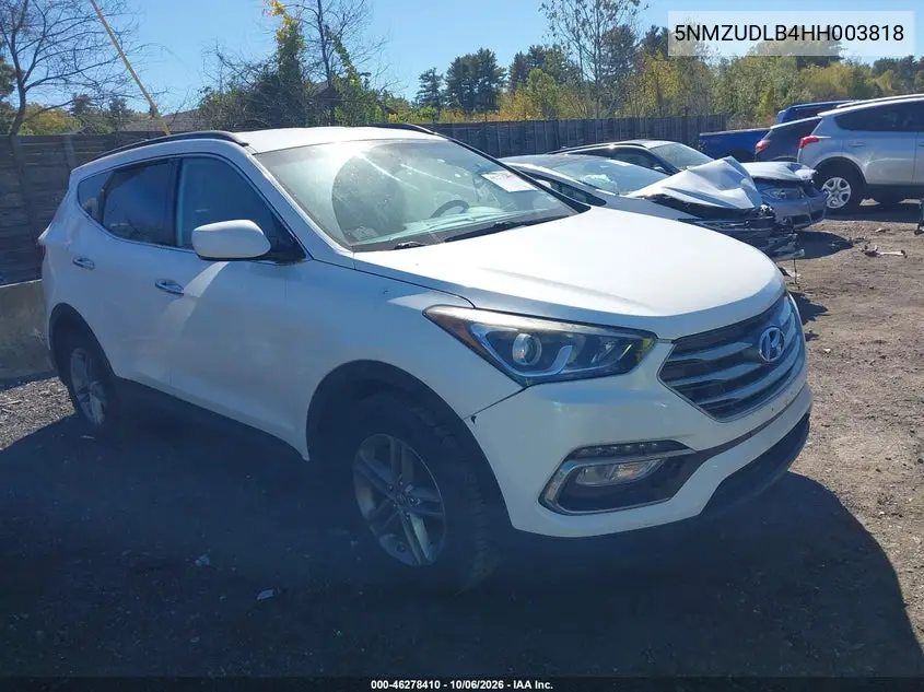 HYUNDAI SANTA FE 2017, VIN 5NMZUDLB4HH003818