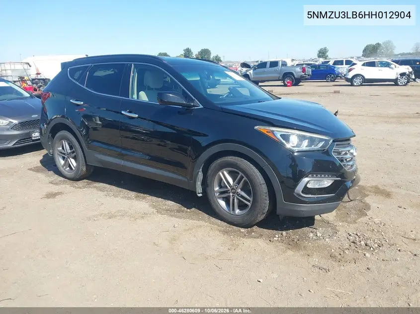 HYUNDAI SANTA FE 2017, VIN 5NMZU3LB6HH012904