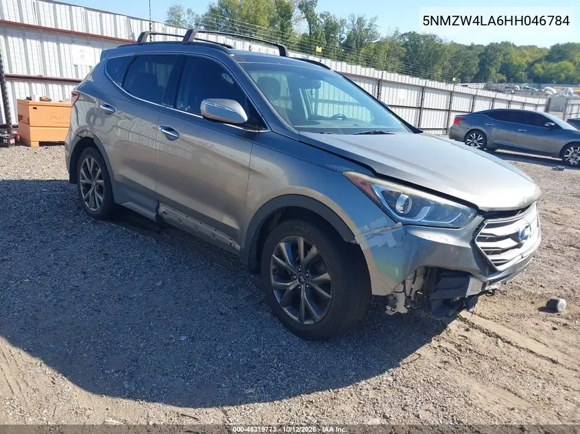 HYUNDAI SANTA FE 2017, VIN 5NMZW4LA6HH046784