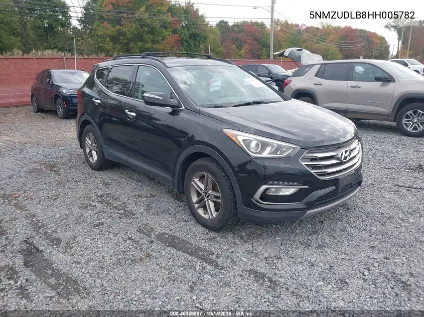 HYUNDAI SANTA FE 2017, VIN 5NMZUDLB8HH005782