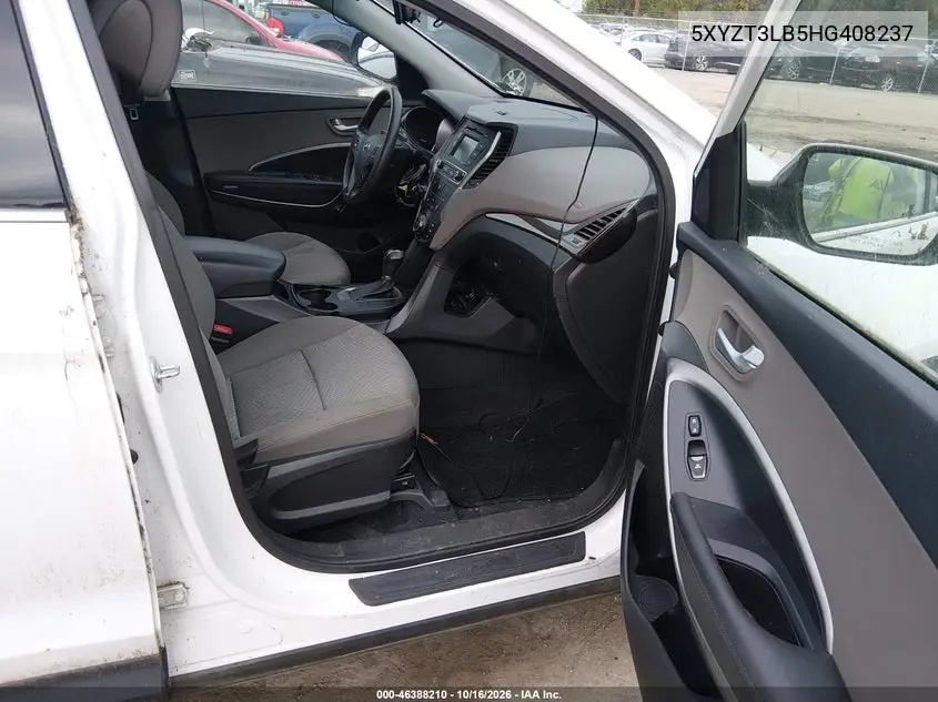 2017 HYUNDAI SANTA FE VIN 5XYZT3LB5HG408237 — фото 5