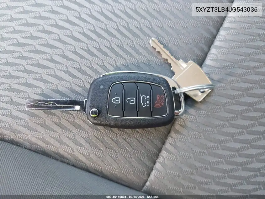 2018 HYUNDAI SANTA FE VIN 5XYZT3LB4JG543036 — фото 11