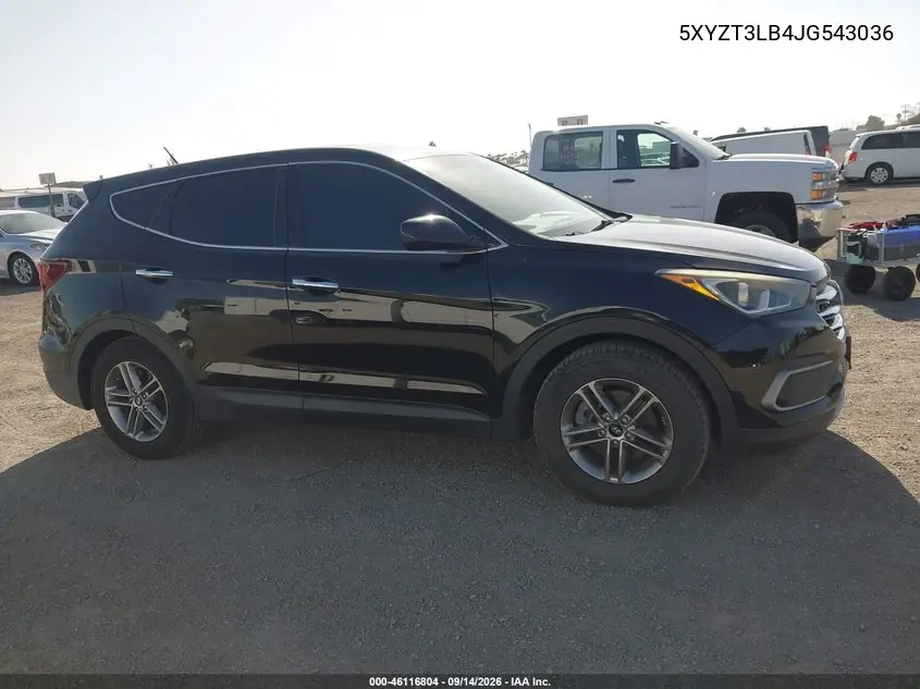 2018 HYUNDAI SANTA FE VIN 5XYZT3LB4JG543036 — фото 14
