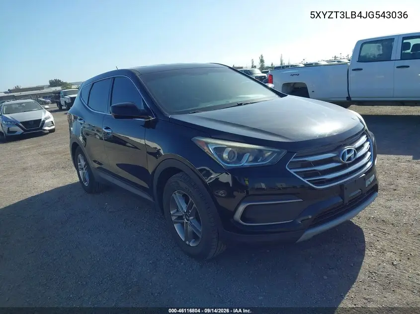 2018 HYUNDAI SANTA FE VIN 5XYZT3LB4JG543036 — фото 6