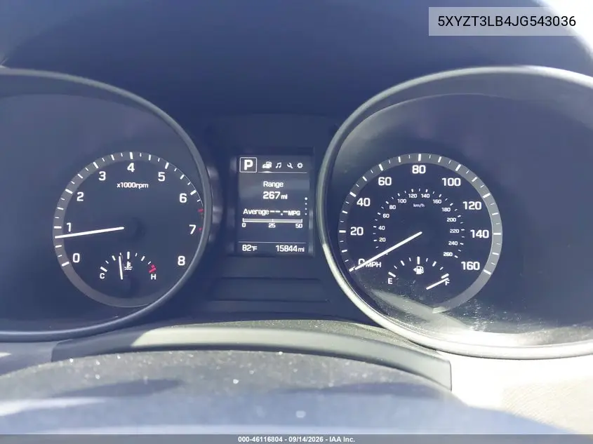 2018 HYUNDAI SANTA FE VIN 5XYZT3LB4JG543036 — фото 7