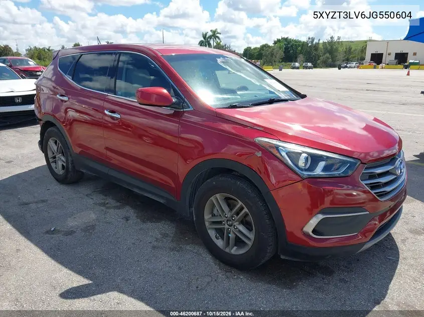 HYUNDAI SANTA FE 2018, VIN 5XYZT3LV6JG550604