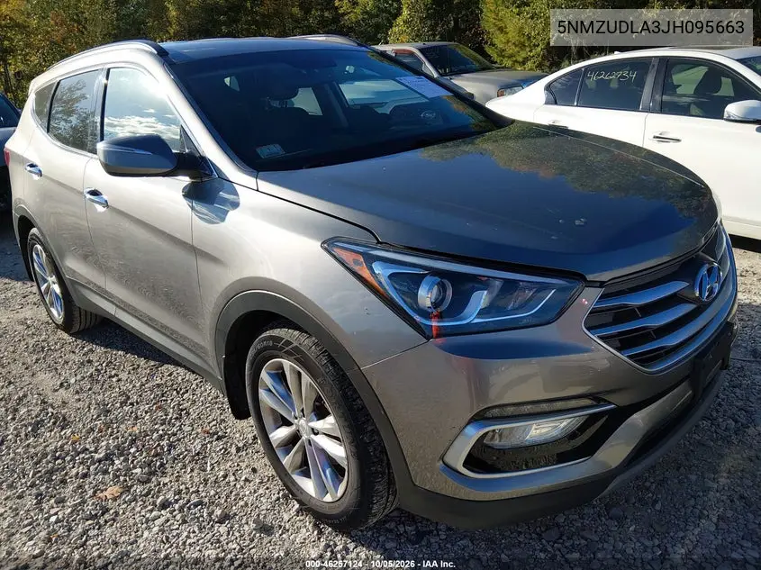 HYUNDAI SANTA FE 2018, VIN 5NMZUDLA3JH095663