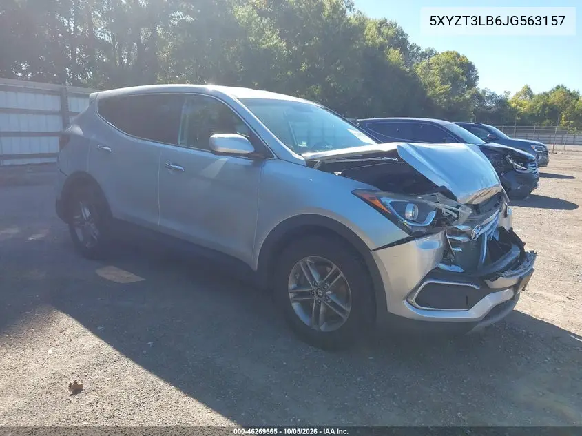 HYUNDAI SANTA FE 2018, VIN 5XYZT3LB6JG563157