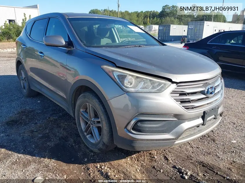 HYUNDAI SANTA FE 2018, VIN 5NMZT3LB7JH069931