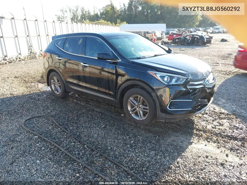 HYUNDAI SANTA FE 2018, VIN 5XYZT3LB8JG560292