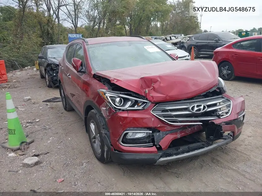 HYUNDAI SANTA FE 2018, VIN 5XYZUDLB4JG548675