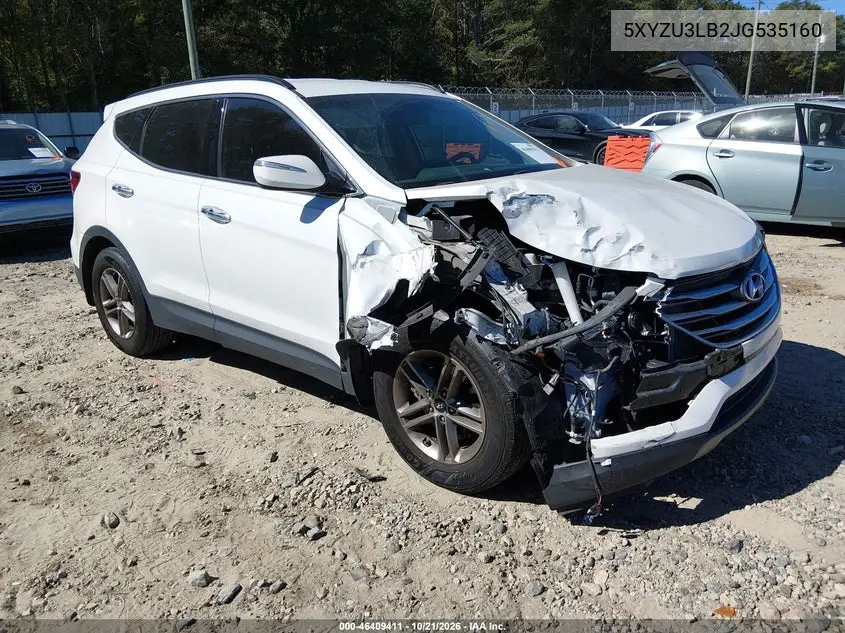 HYUNDAI SANTA FE 2018, VIN 5XYZU3LB2JG535160